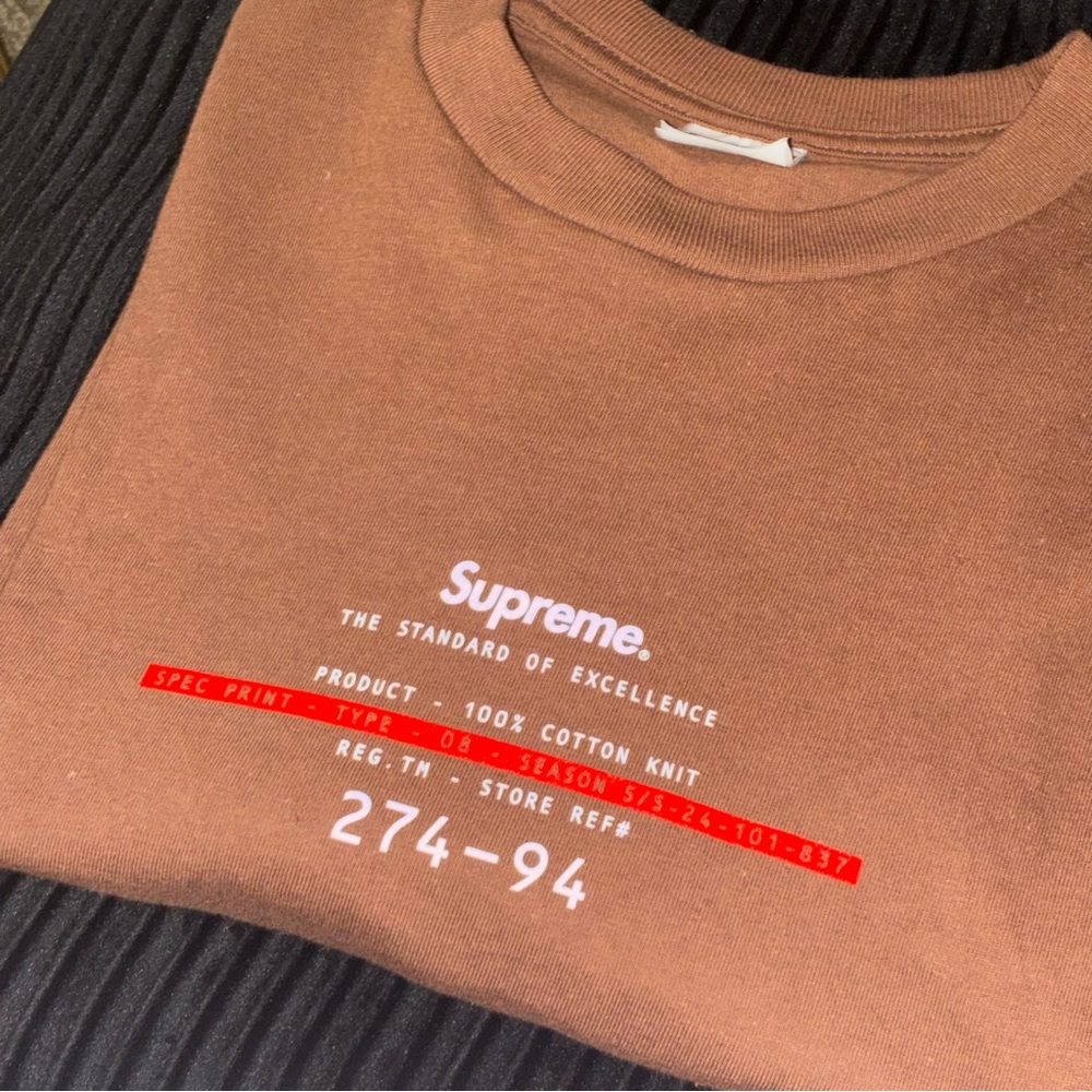 Supreme Brown Crewneck Shirt